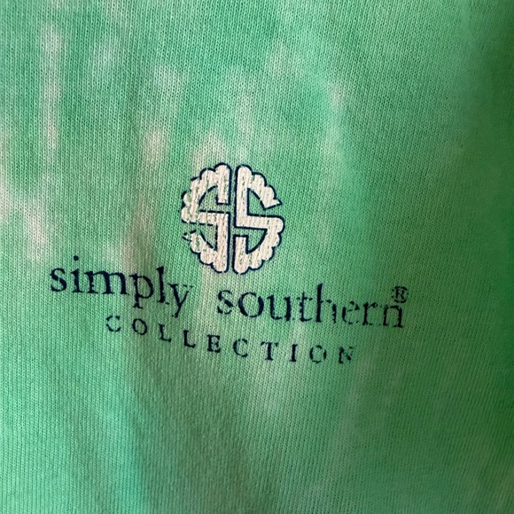 SIMPLY SOUTHERN PREPPY LAKE IS LOVE CANOE TIE DYE T-SHIRT SIZE M NWT SKU0708 - Picture 4 of 8